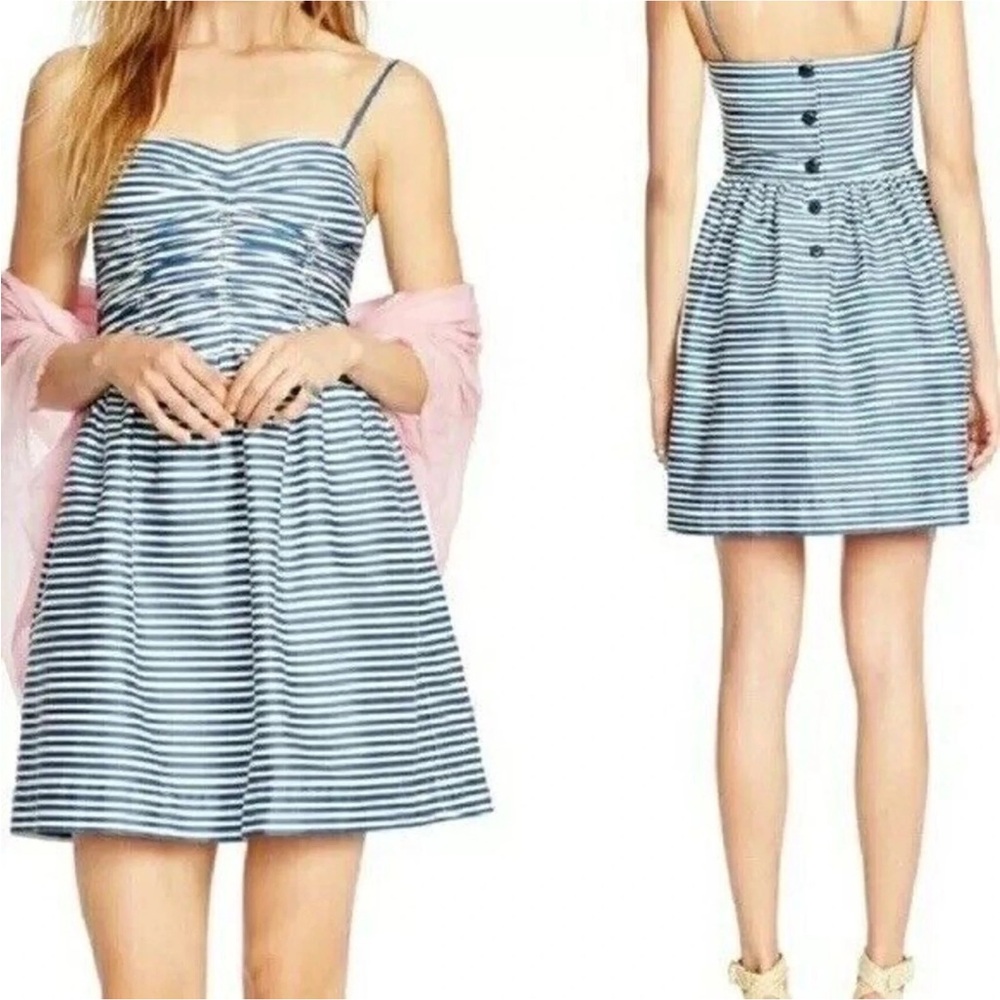 POLO RALPH LAUREN Striped NAUTICAL Cruise 100% COTTON Mini Sundress US 12